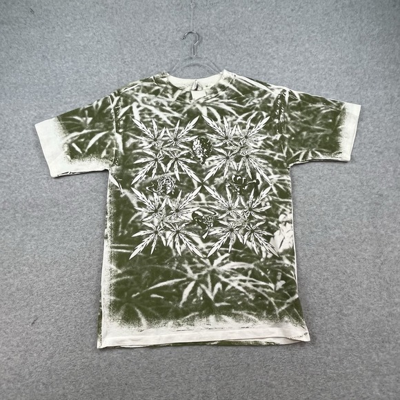 Cypress Hill Vintage 90s Marijuana Weed All Over Print AOP Single Stitch Shirt L